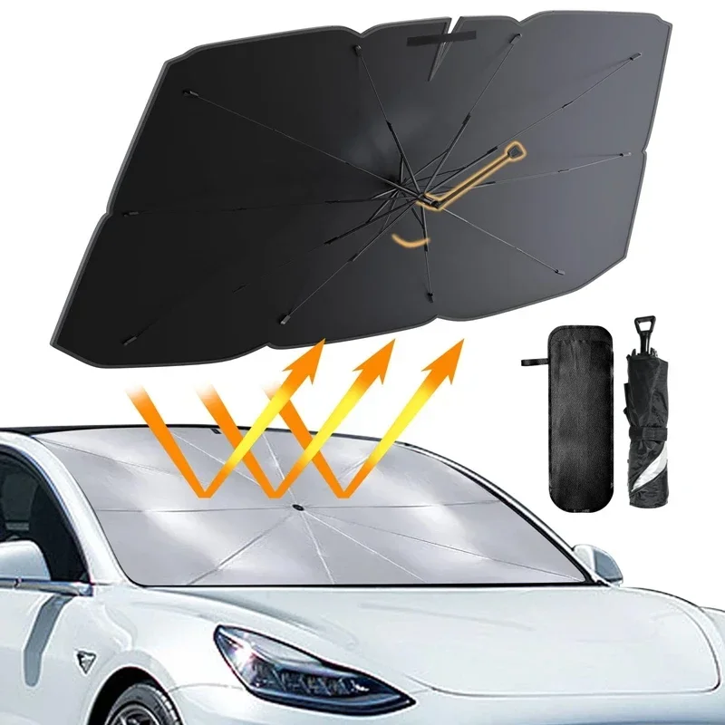 Car Sunshade Windshield Umbrella Foldable - Car Sunshade Windshield Umbrella Car Front
