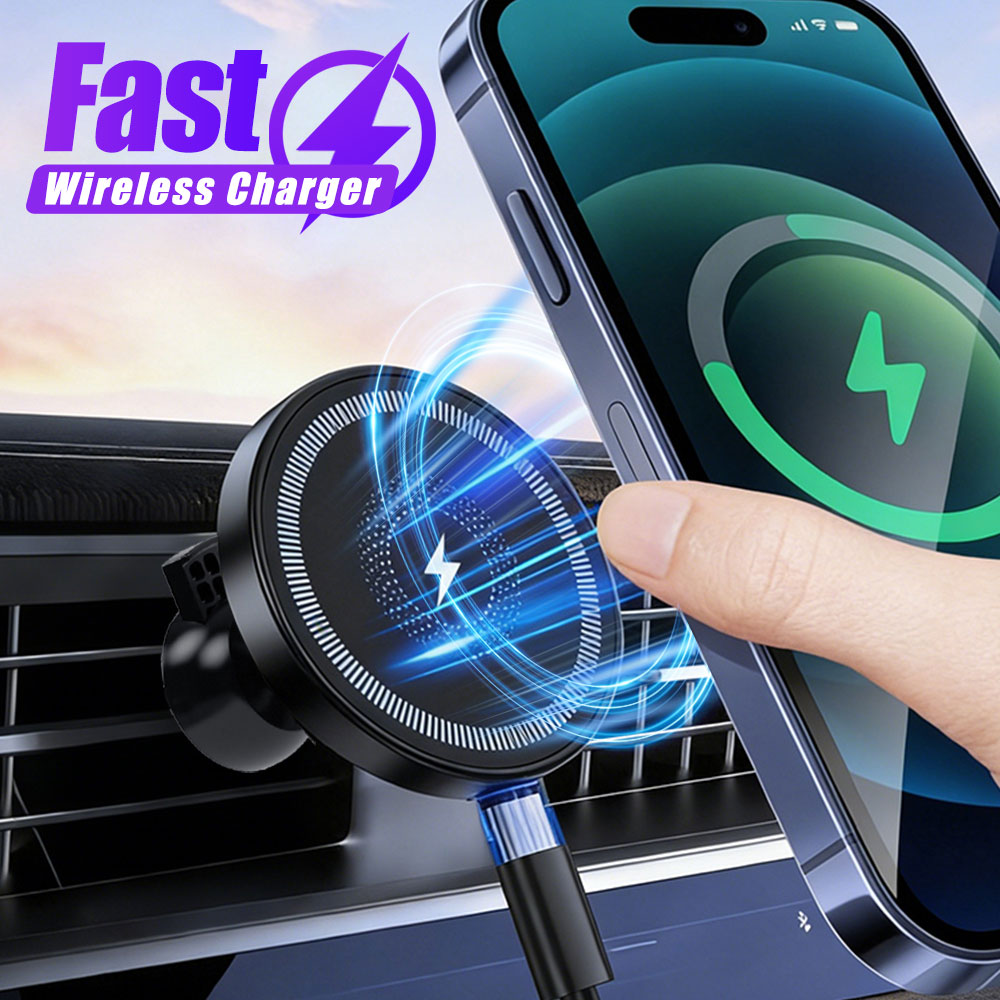 Magnetic Wireless Car Charger  - Wireless Car Charger Mount Fast Charging review and price