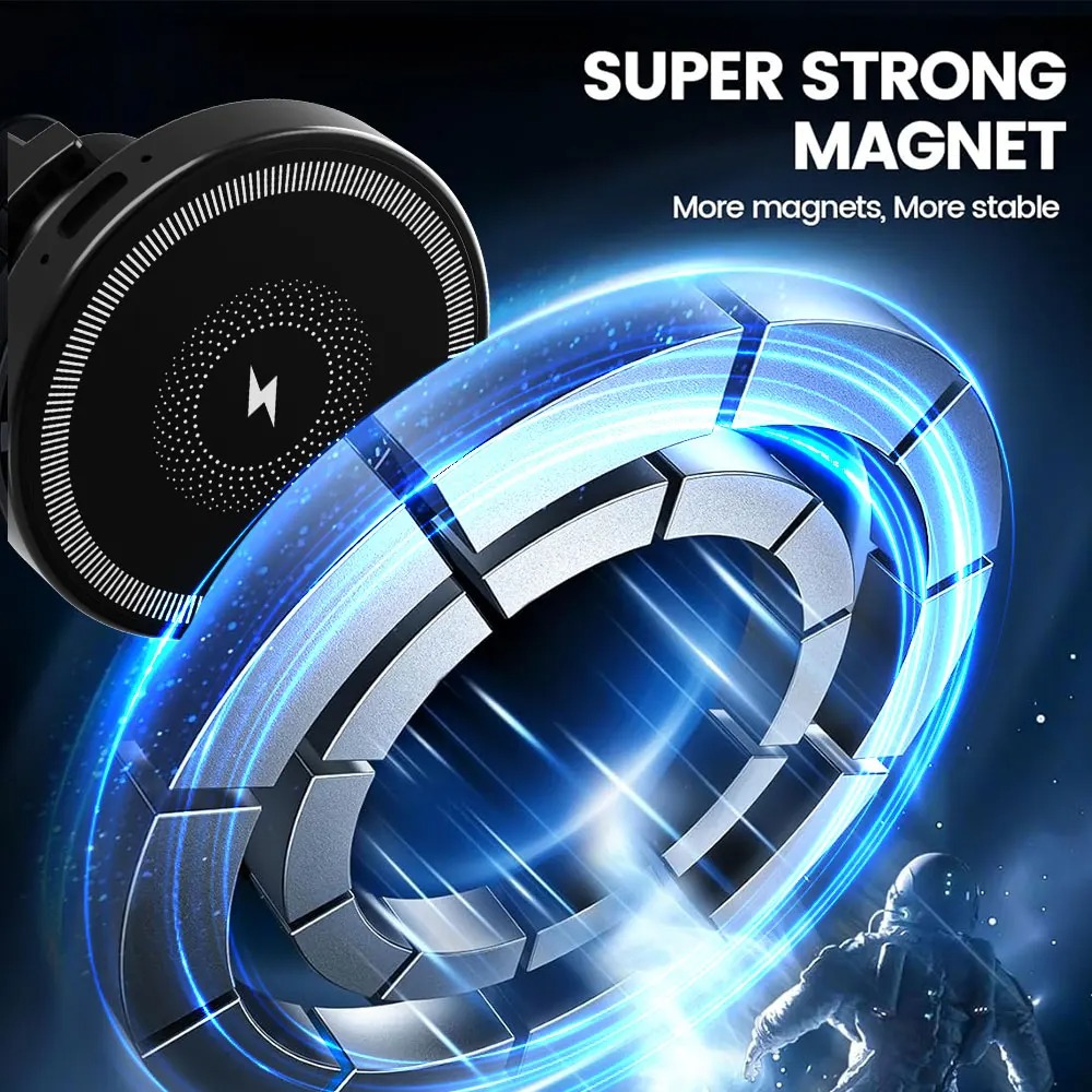 Magnetic Wireless Car Charger  - Wireless Car Charger Mount Fast Charging review and price