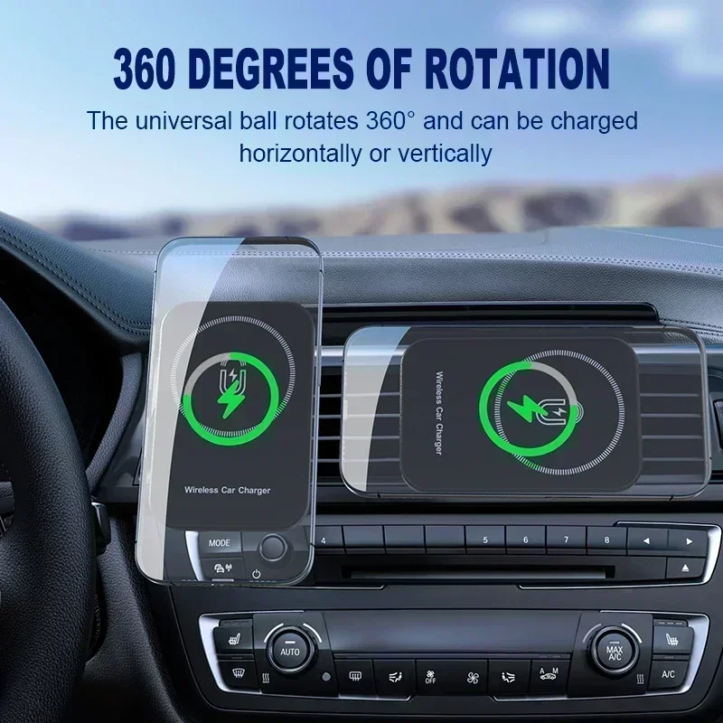 Magnetic Car Wireless Charger  - Magnetic Phone Holder For Car Vent review and price