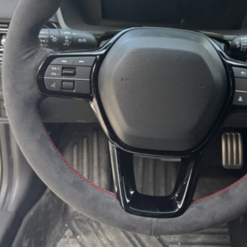 Custom Hand-stitched Black Sue - Car Steering Wheel Cover Anti Slip Breathable review and price